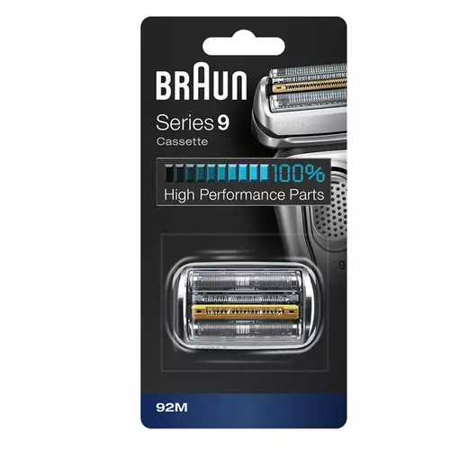 BRAUN Series 9 Cassette 92M replacement head silver. For Series 9