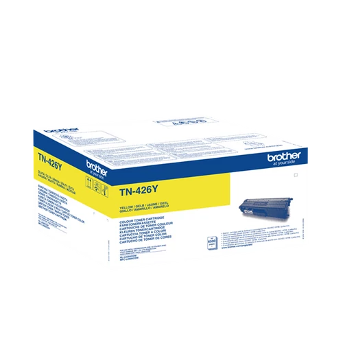 BROTHER Toner TN-426Y, Szuper Nagy töltetű - 6500 oldal, Sárga