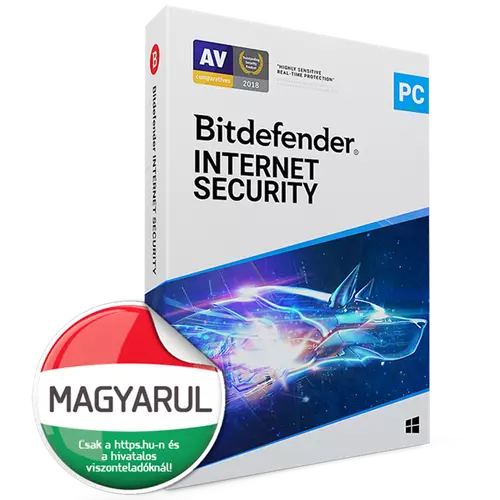 Bitdefender Internet Security 1 év, 10 PC