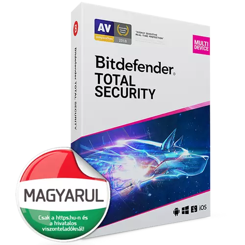Bitdefender Total Security 1 év, 5 PC