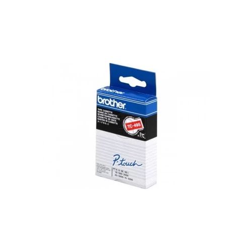 Brother szalag TC495 P-Touch, 9mm piros alapon fehér