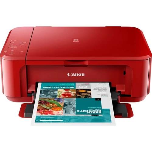 CANON Tintasugaras MFP NY/M/S PIXMA MG3650S, színes, USB/WIFI, A4, FF 9,9kép/p, Színes 5,7kép/p, 4800x1200dpi, Piros