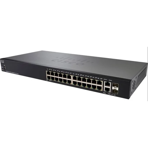 CISCO Switch 26x1000Mbps, 1xUSB2.0, Fémházas Rackes, Menedzselhető, SG250-26-K9-EU