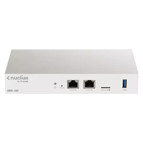 D-LINK Cloud Controller 1xLAN(1Gbps) + 1xUSB + 1x konzol port + 1xSD, (Több, mint 100 AP kezelés), DNH-100