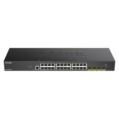 D-LINK Switch 24x10Gbps + 4xGigabit SFP+ Menedzselhető Rackes, DGS-1250-28X