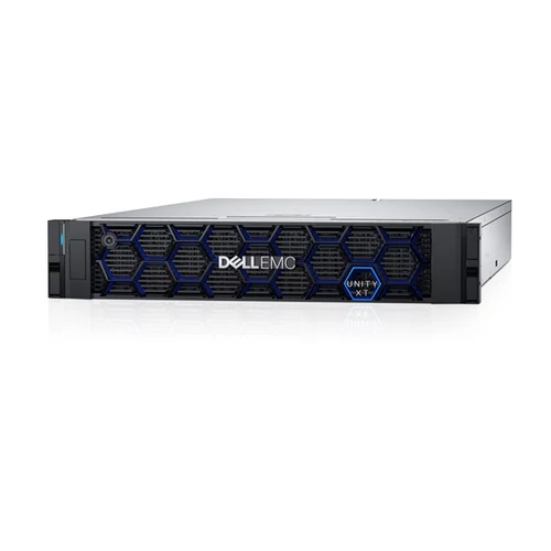 DELL EMC Unity XT 380 Hybrid2 Storage (25x2.5") 10Gb SFP+, 2x1.8TB 10k SAS + 6x1.6TB SSD, HFA Base szoftver (1+1)