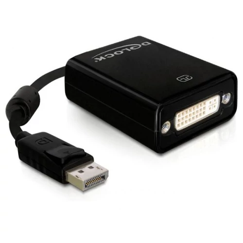 DELOCK Átalakító Displayport 1.1 male to DVI female passzív, fekete