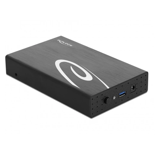 DELOCK Külső Ház 3.5" USB 3.1 Gen 1 / SATA, alumínium