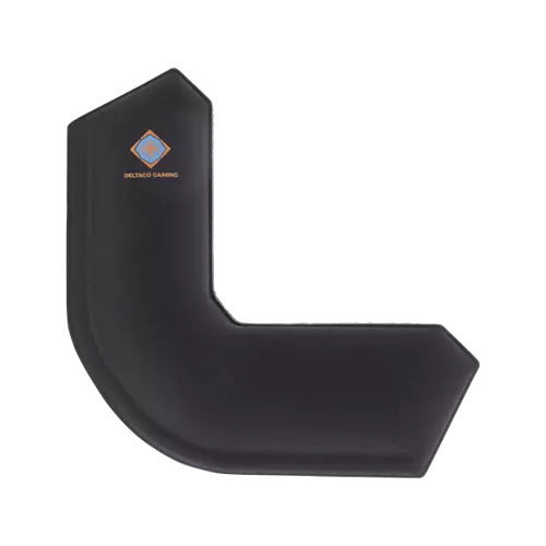 DELTACO GAMING Csuklótámasz GAM-009 159x159x21, Wristpad Corner, corner-shaped wrist support, 21mm height, black
