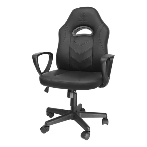 DELTACO GAMING Gamer szék GAM-094, DC110 Junior Gaming Chair, Artificial leather, height and adjustable, black