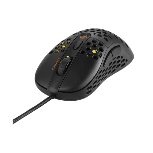 DELTACO GAMING Vezetékes Egér GAM-106, DM420 Ultra-Light gaming mouse, 400-6400 DPI, 6 buttons, 1.8m cable, black