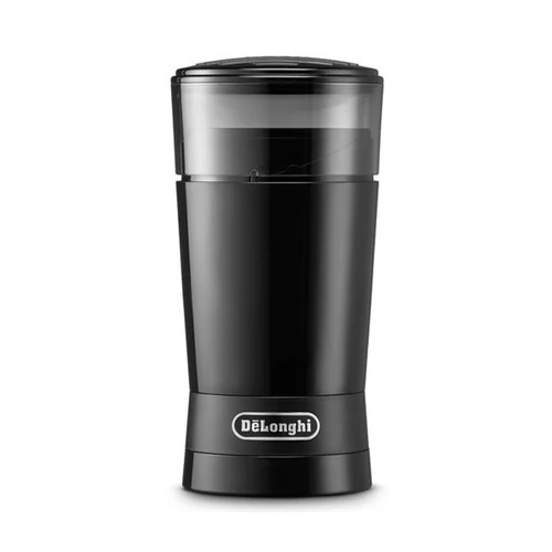 DeLonghi KG-200 kávédaráló, tető lenyomásával kapcsol be, multifunkciós örlő, 90 gramm, max. 12 csészéhez