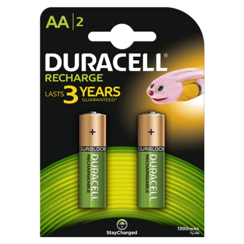 Duracell 2db AA 1300 ujratoltheto elem