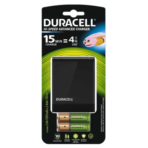Duracell CEF27 töltő +2db AA 2db AAA