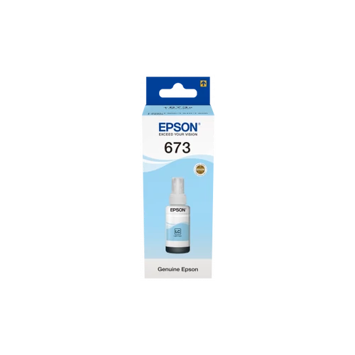 EPSON Patron - T6735 (L800/L1800, 70ml, világoskék)