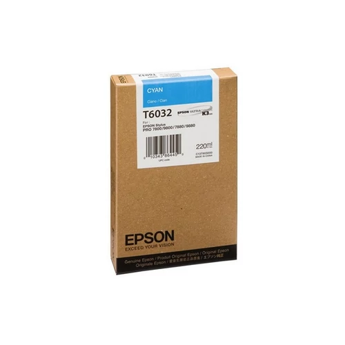 EPSON Patron Singlepack T603200 cyan 220 ml