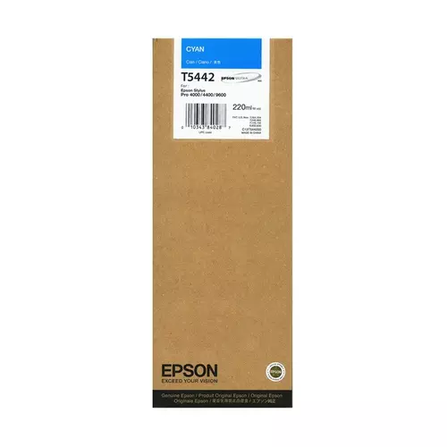 EPSON Patron Stylus Pro 4000-C4/4000-C8/4000-C8 PS/7600/9600 Kék (Cyan) 220 ml