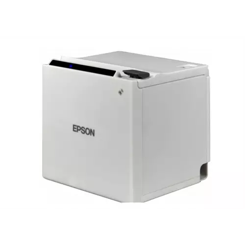 Epson Blokknyomtató - TM-M30 (121B0) (200mm/s, 203dpi, 80mm, USB/LAN, fehér)