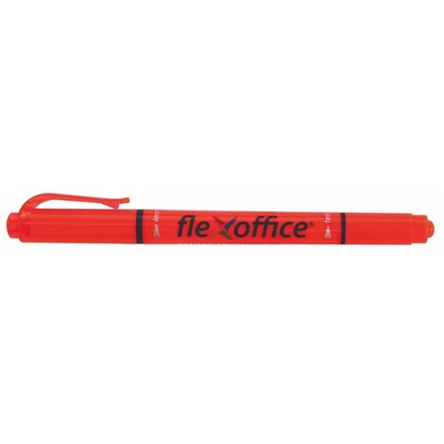 FLEXOFFICE Szövegkiemelő, 1,0/4,0 mm, kétvégű, "HL01", narancs