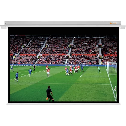 FUNSCREEN 123" (16:10) PREMIUM PLUS motoros Vetítővászon (álmennyezeti, Méret: 275x171 cm, Látható méret: 265x166 cm)