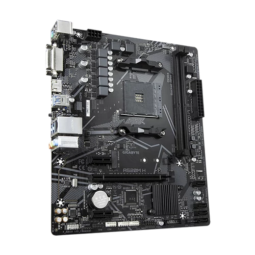 GIGABYTE Alaplap AM4 A520M H AMD A520, mATX