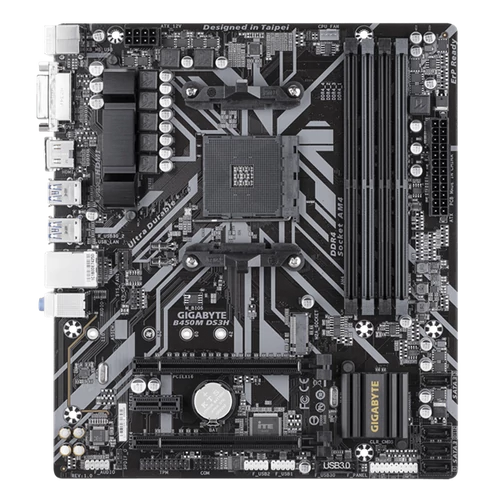 GIGABYTE Alaplap AM4 B450M DS3H AMD B450, mATX