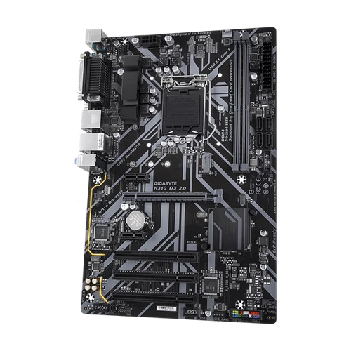GIGABYTE Alaplap S1151 H310 D3 2.0 INTEL H310, ATX