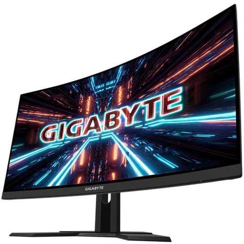 GIGABYTE Ívelt VA LED Monitor 27" AORUS G27QC-EK 2560x1440, 2xHDMI/Displayport/2xUSB