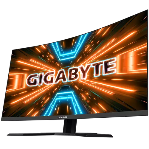 GIGABYTE Ívelt VA LED Monitor 31.5" AORUS G32QC-EK 2560x1440, 2xHDMI/Displayport/2xUSB