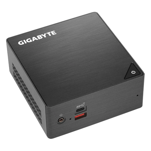 GIGABYTE PC BRIX, Intel Core i7 8550U 4.0GHz, HDMI, MiniDisplayport, LAN, WIFI, BT, 2,5" HDD hely, 2xUSB 3.0, 2xUSB 3.1