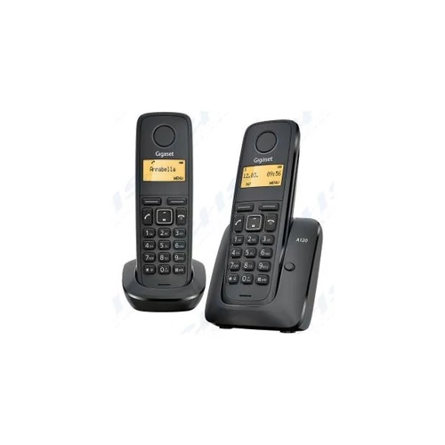 GIGASET ECO DECT Telefon A120 DUO fekete Magyar menü