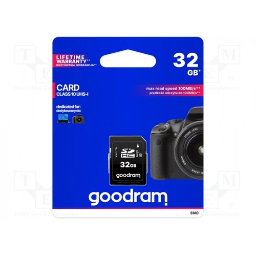 GOODRAM Memóriakártya SDHC 32GB CL10 UHS-I U1