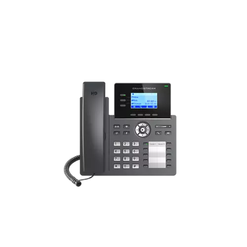 GRANDSTREAM IP Telefon 3 vonalas Carrier-Grade, HD LCD kilejző POE, GRP 2604P