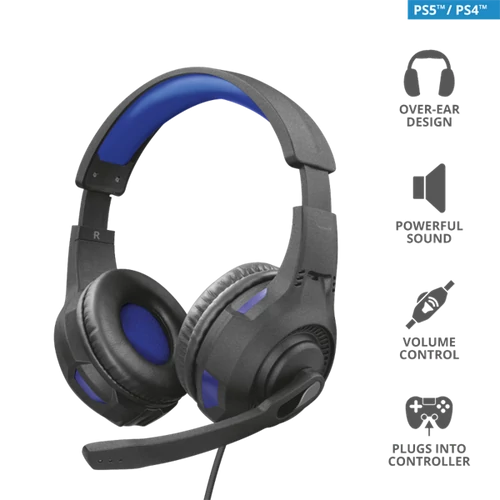 TRUST Gamer fejhallgató 23250, GXT 307B Ravu Gaming Headset for PS4/ PS5
