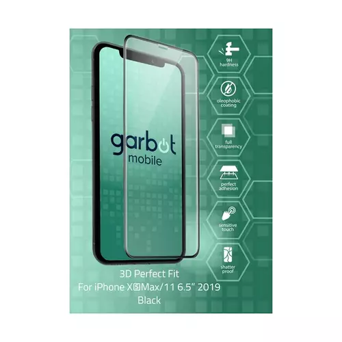 Garbot 9H 3D Black for Apple Iphone XS Max/11 6.5"
