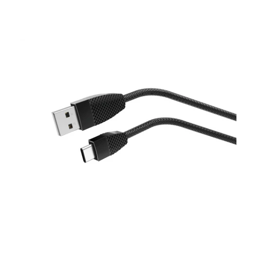 HAMA ADATKÁBEL TYPE-C/USB A "PINNAPPLE", FÉM SZÖVETES, 1M, FEKETE