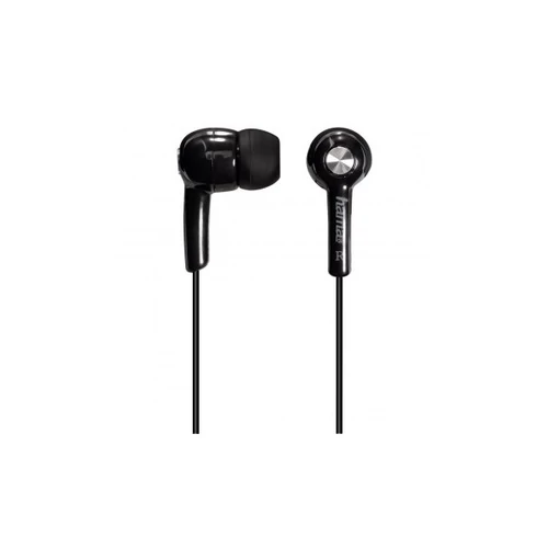 HAMA FÜLHALLGATÓ IN-EAR HK2114, MIKROFONNAL, fekete