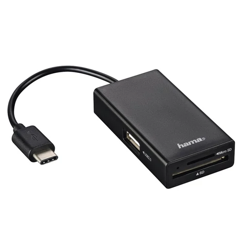 HAMA USB TYPE-C KÁRTYAOLVASÓ,USB HUB,OTG ADAPTER KOMBÓ
