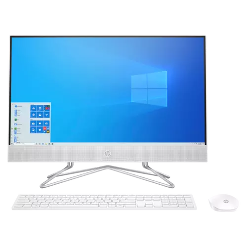 HP AIO 22-df0003nn, 21.5" FHD AG UWVA Touch, Core i3-10100T, 8GB, 256GB SSD, fehér