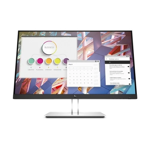 HP LED Monitor 24" EliteDisplay E24 G4, 1920x1080, 16:9, 1000:1, 250 cd, 5ms, VGA, HDMI, DisplayPort, fekete