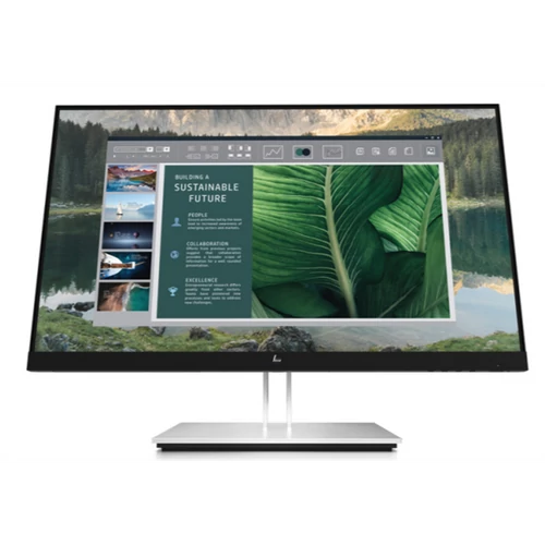 HP Monitor EliteDisplay E24u G4 23.8" AG IPS 1920x1080, 16:9, 1000:1, 250cd, 5ms, HDMI, DisplayPort, fekete