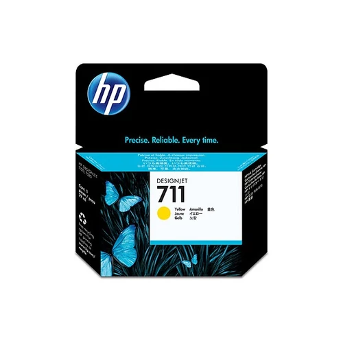 HP No 711 CZ132A sárga tintapatron