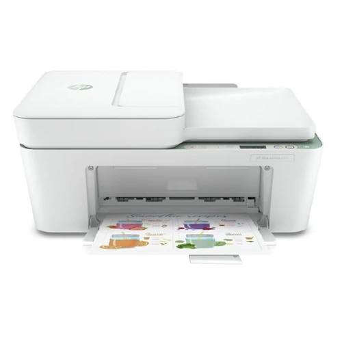 HP Tintasugaras MFP NY/M/S Deskjet Plus 4122 , USB/WiFi, A4 8.5lap/perc, 4800x1200, Síkágyas, ADF, Mentazöld