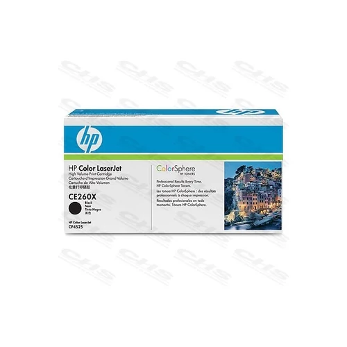 HP Toner CLJ CE260X nagykapacitású fekete, 17000/oldal