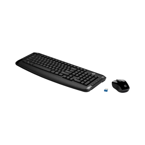 HP Vezeték nélküli Billentyűzet + Egér 300, fekete