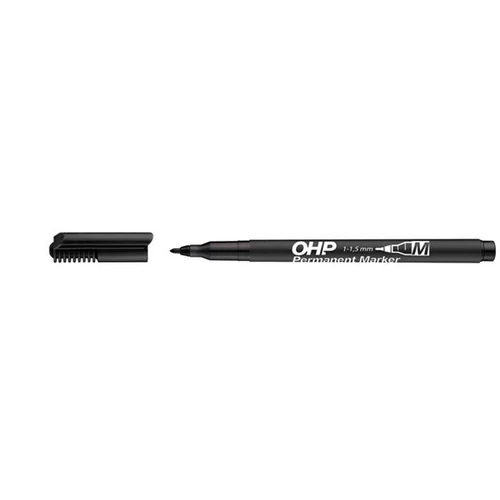ICO Alkoholos marker, OHP, 1-1,5 mm, M, , fekete