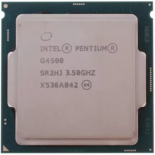 INTEL CPU S1151 Pentium G4500 3.5GHz 64kB L1 Cache, 512kb L2, 3MB L3, OEM