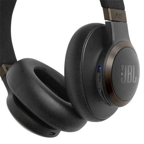 JBL LIVE 650BTNC Bluetooth, zaj szűrő, fejhallgató (fekete)