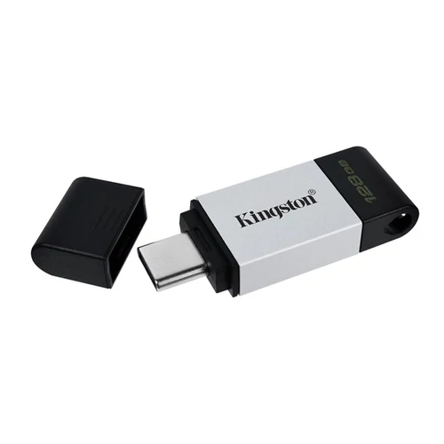 KINGSTON Pendrive 128GB, DT 80 USB-C 3.2 Gen 1 (200/60)