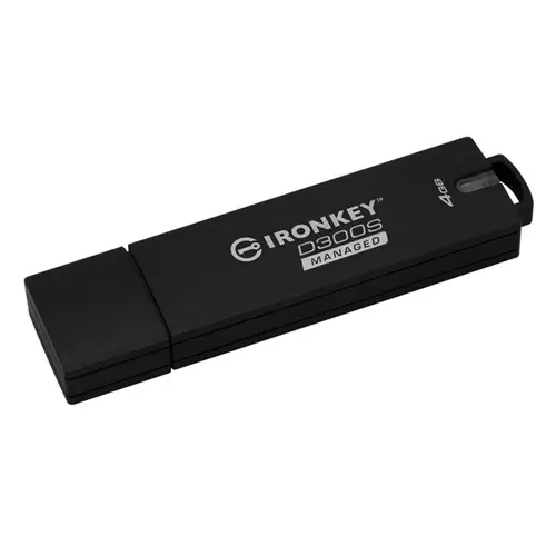 KINGSTON Pendrive 4GB, IronKey D300SM USB 3.0, FIPS 140-2 Level 3, Serialized Managed